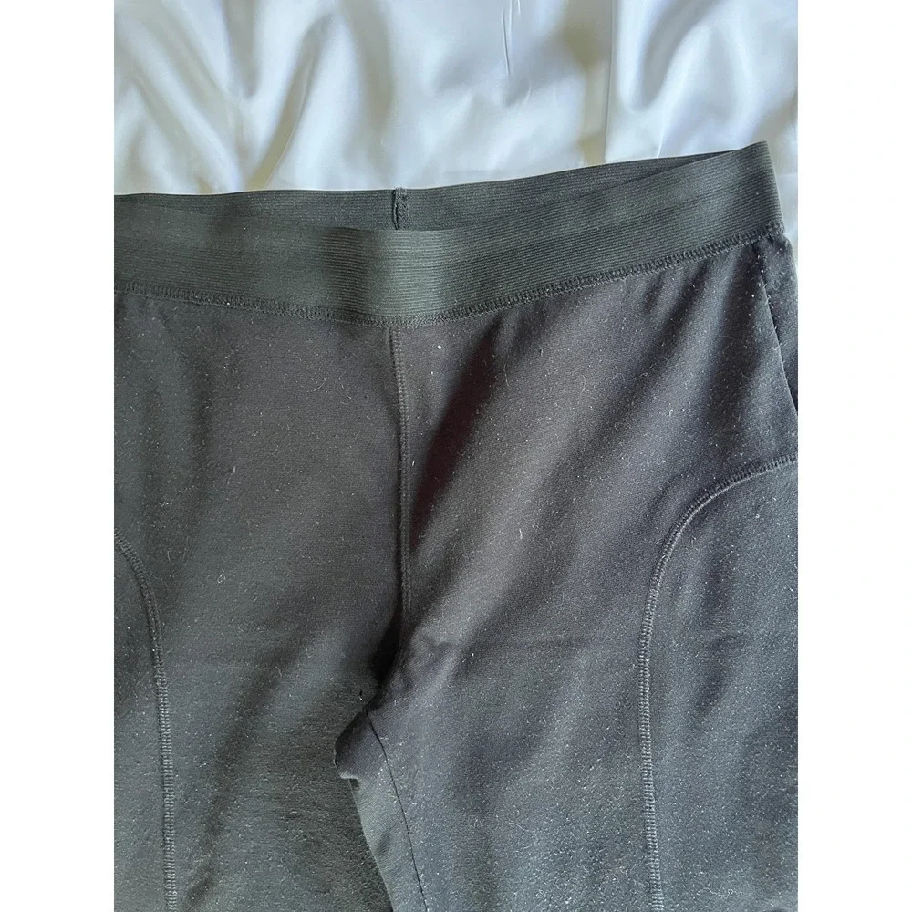 Michael Kors Leggings‎ Womens Large Black Stretch Pull On Slim Fit Yoga Pants